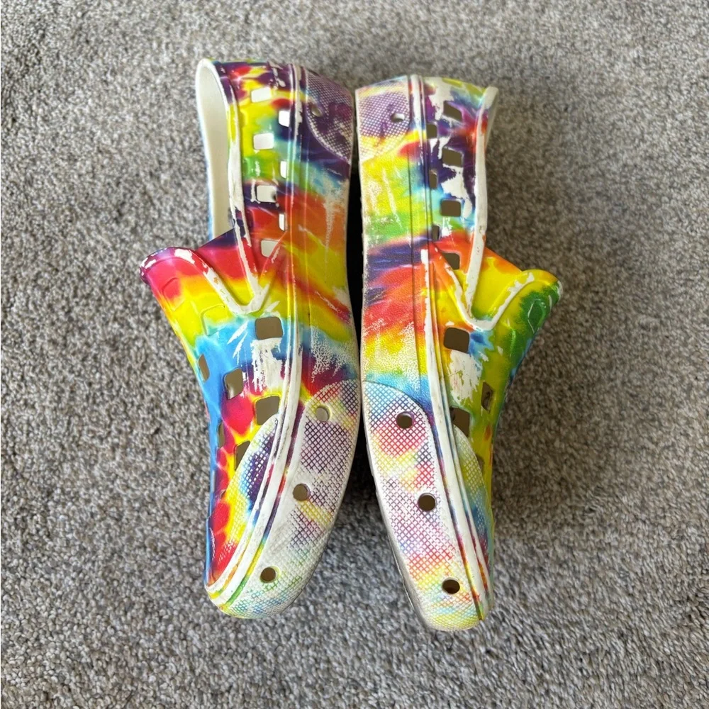 Vans‎ - Kids Unisex LightweightRubber Slip On Water Shoe - Size 5 - Tye-Dye